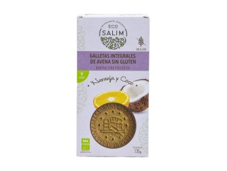 Galletas de avena naranja coco Bio