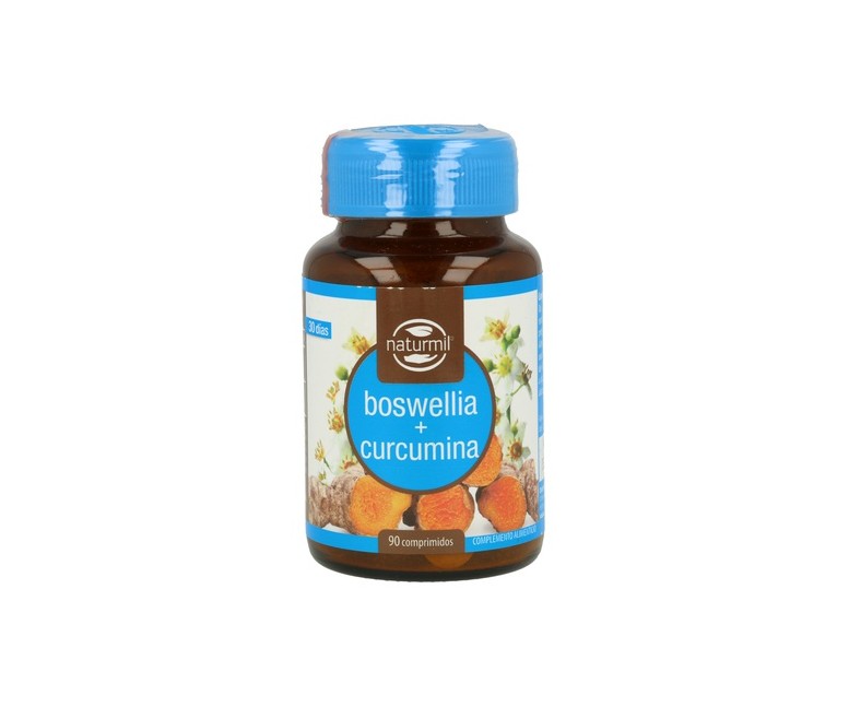 Boswelia + Cúrcuma 90 comprimidos de 400 mg Naturmil