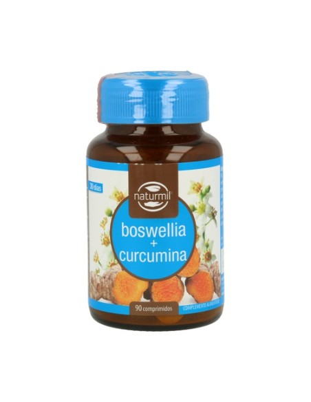 Boswelia + Cúrcuma 90 comprimidos de 400 mg Naturmil