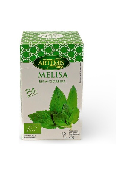 Infusión de melisa Bio 20 bolsitas infusoras Artemis