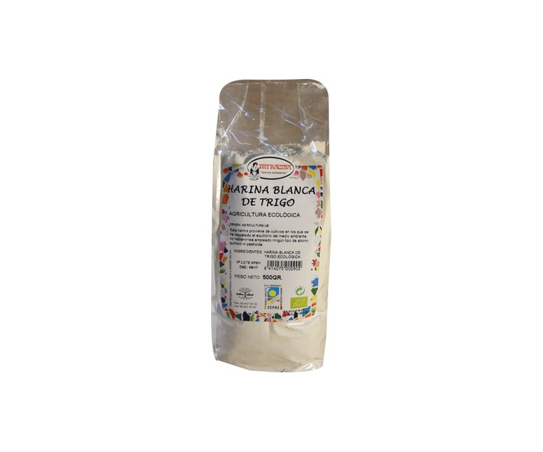 Harina de Trigo Blanca Ecológica 500 g Intracma