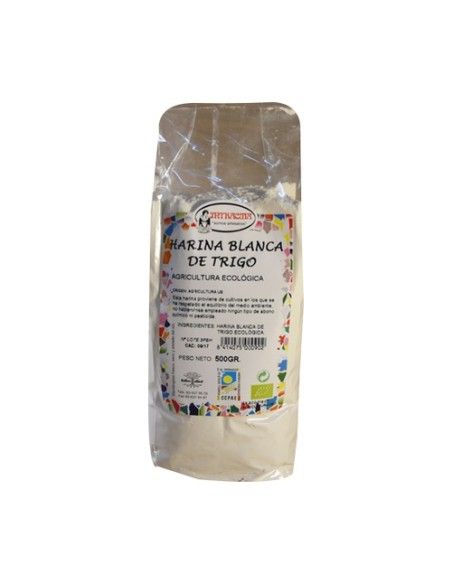 Harina de Trigo Blanca Ecológica 500 g Intracma