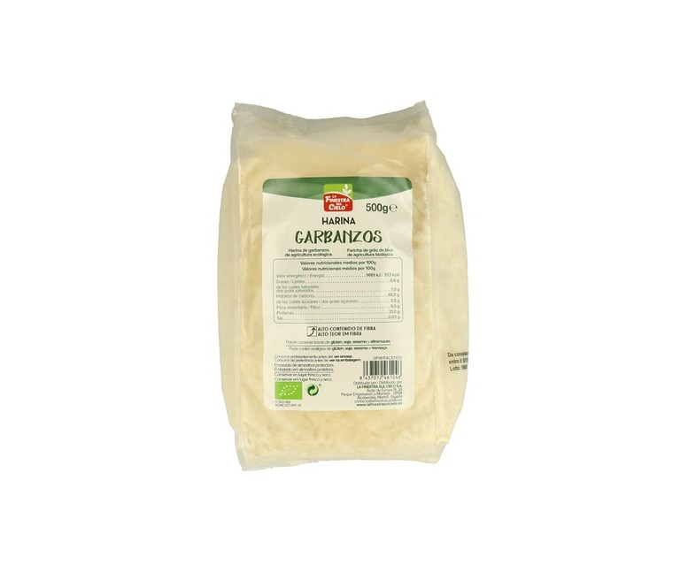 Harina de Garbanzos Bio 500 g La Finestra sul Cielo