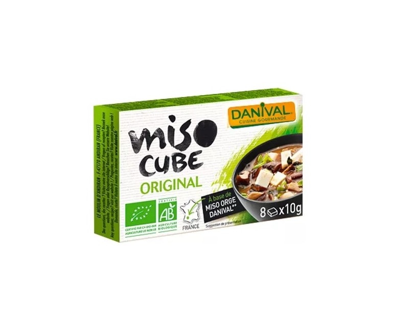 Pack Cubitos de miso bio 8 unidades de 10g Danival
