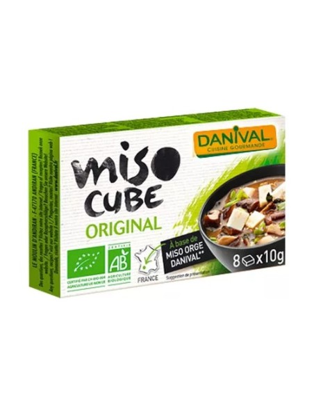 Pack Cubitos de miso bio 8 unidades de 10g Danival