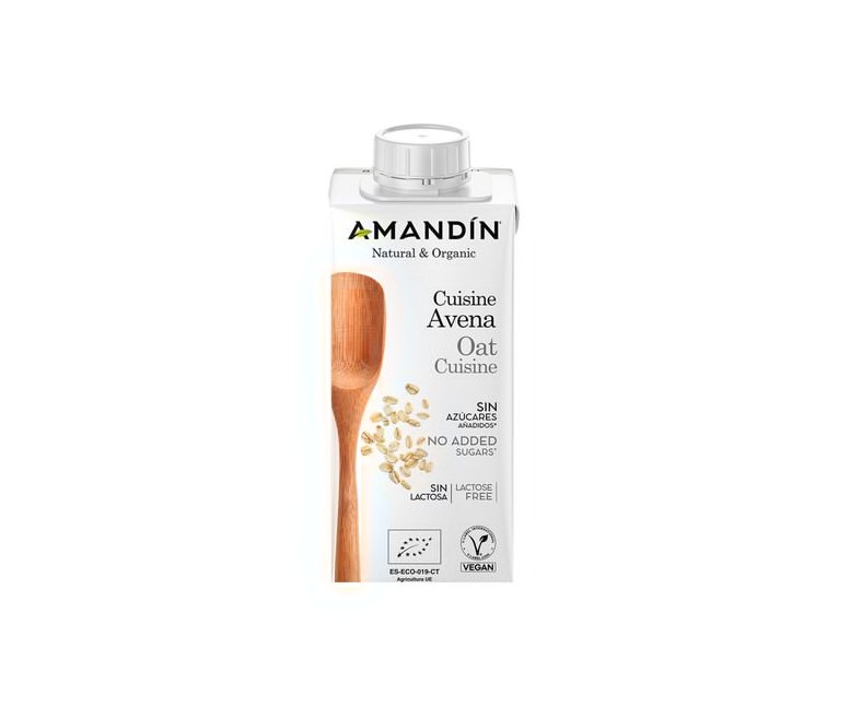 Crema cocina avena Eco 200 ml Amandin