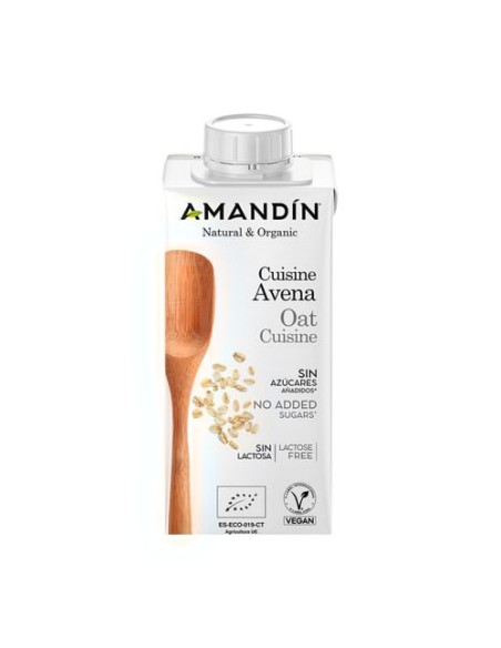 Crema cocina avena Eco 200 ml Amandin