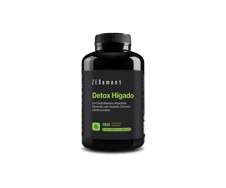 Detox hígado 180 cápsulas Zenement