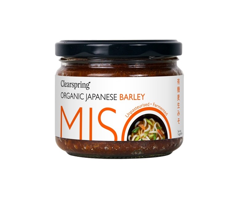 Miso Barley de cebada no pasteurizado tarro Bio 300 g Clearspring