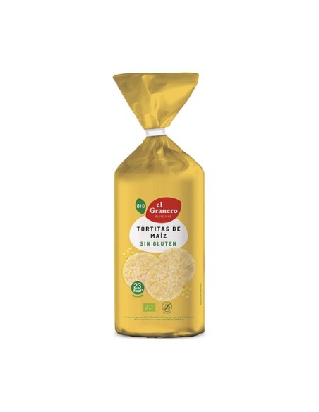 Tortitas de maíz sin gluten Bio 130 g El Granero Integral