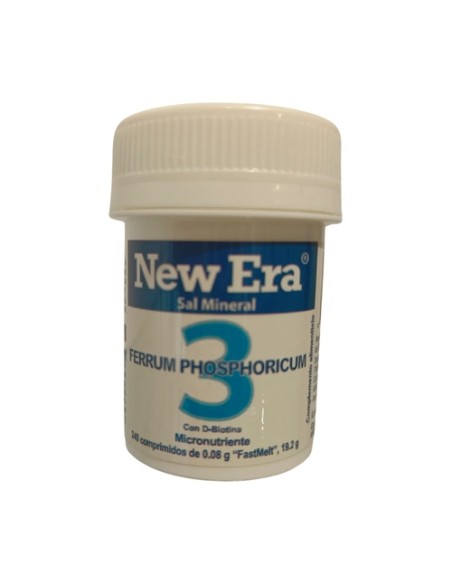 Schüssler 3 Ferrum Phosphoricum 240 comprimidos sublinguales New Era