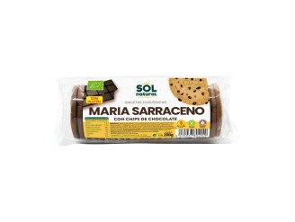 Galletas maría trigo sarraceno con chips de chocolate Bio