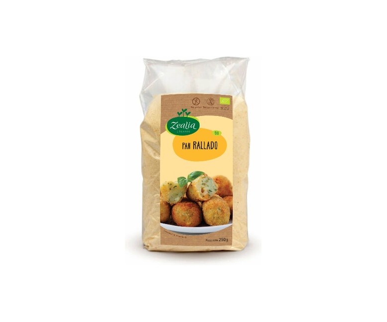 Pan Rallado Ecológico Sin Gluten Bio 250 g Zealia