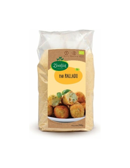 Pan Rallado Ecológico Sin Gluten Bio 250 g Zealia