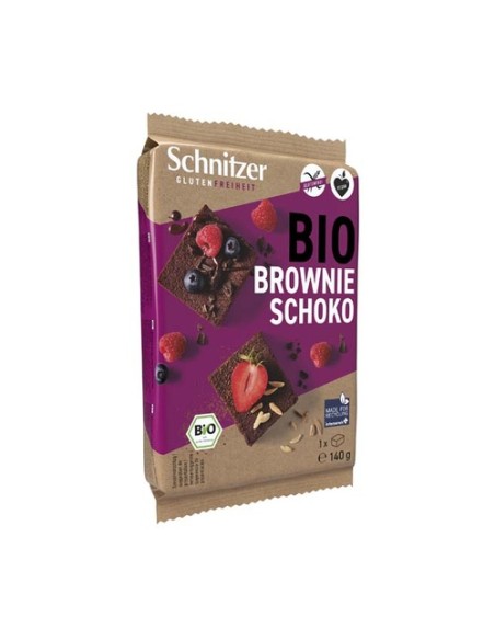 Brownie chocolate negro sin gluten 140 g (Chocolate) Schnitzer