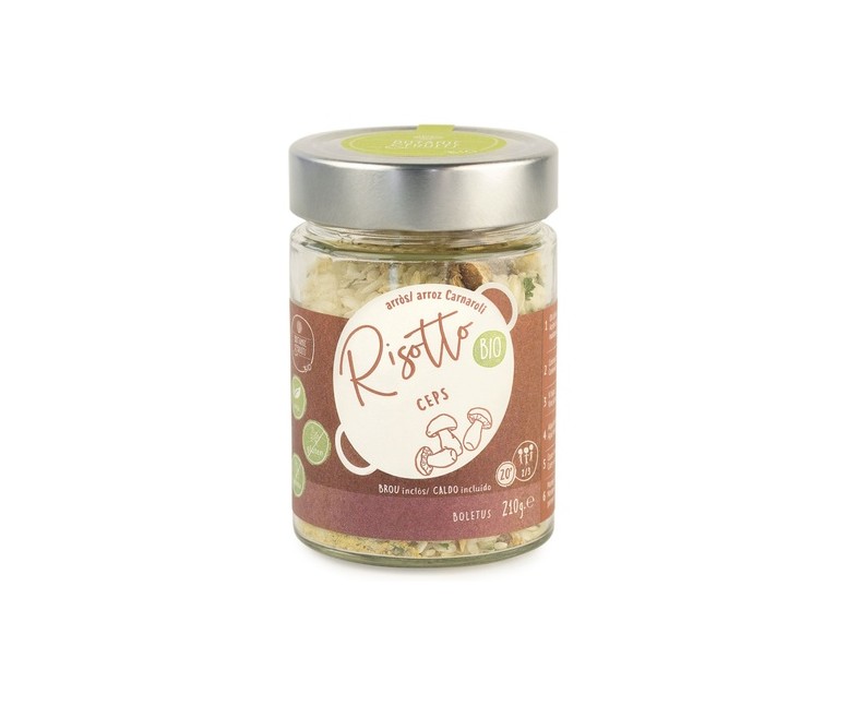 Risotto de boletus sin gluten 210 g Botanic & Fruits