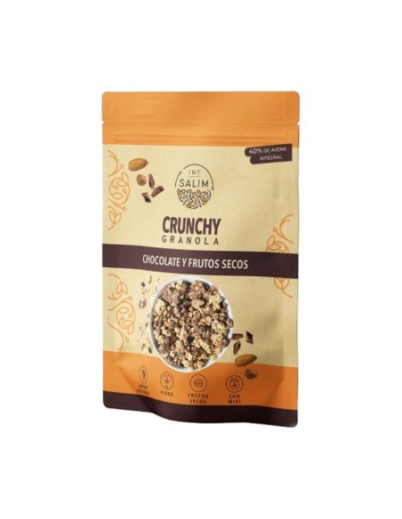 Crunchy granola chocolate y frutos secos 375 g Int-Salim