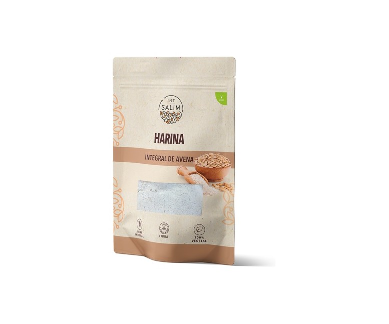 Harina Integral de Avena 500 g Int-Salim