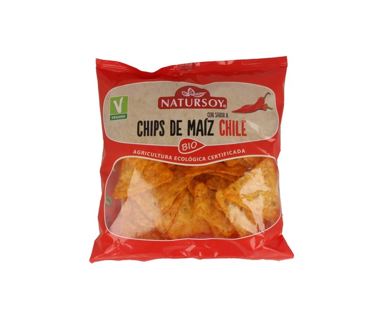 Nachos De Maíz Con Chili 75 g Natursoy