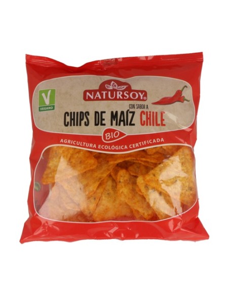 Nachos De Maíz Con Chili 75 g Natursoy