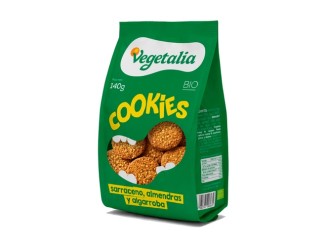 Cookies Sarraceno, Algarroba, Jengibre y Agave
