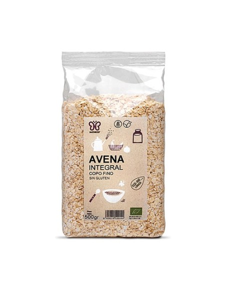 Copos de avena integrales mini Eco sin gluten 500 g NATURCID
