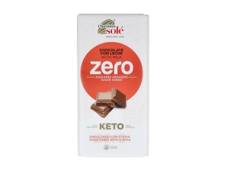 Chocolate con leche endulzado con estevia