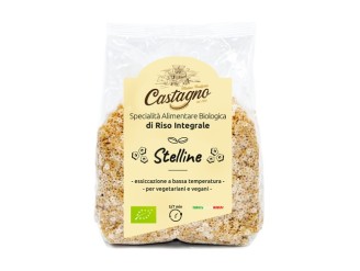 Pastina de estrellas de arroz integral Eco