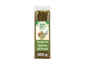 Spaghetti quinoa ajo y perejil