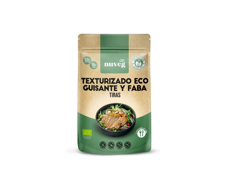 Tiras de no carne veganas 80 g Nuveg