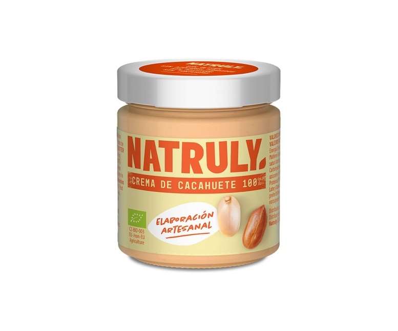 Crema Orgánica de Cacahuete 200 g Natruly