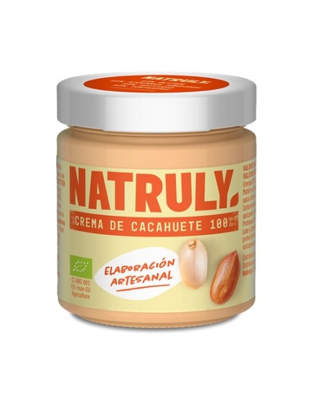 Crema Orgánica de Cacahuete 200 g Natruly
