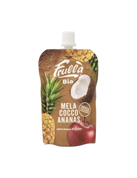 Pulpa de fruta sabor manzana, coco y piña 100 g Natura Nuova
