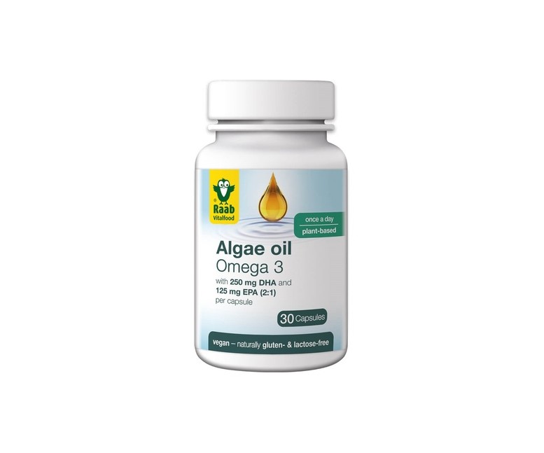 Aceite de alga omega 3 DHA y EPA 30 cápsulas de 1183mg Raab