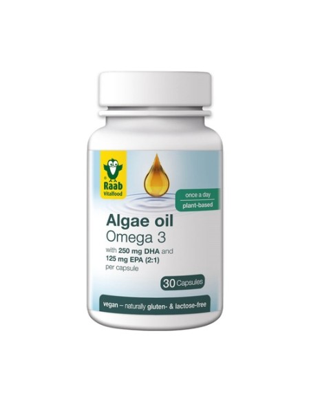 Aceite de alga omega 3 DHA y EPA 30 cápsulas de 1183mg Raab