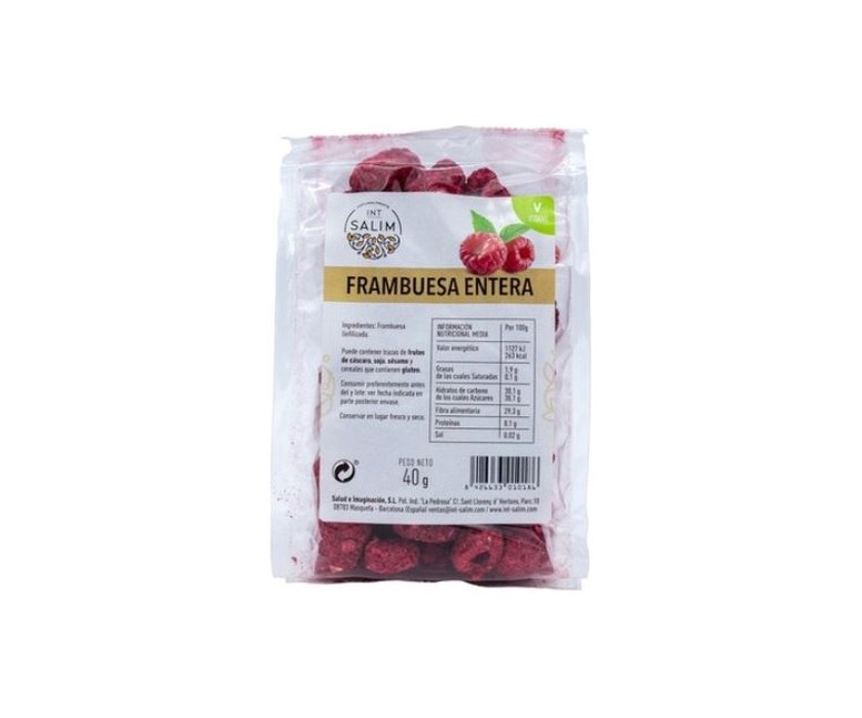 Frambuesa Deshidratada 40 g Int-Salim