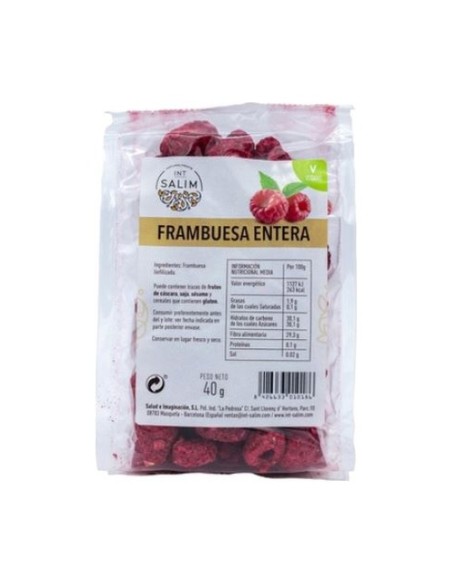 Frambuesa Deshidratada 40 g Int-Salim
