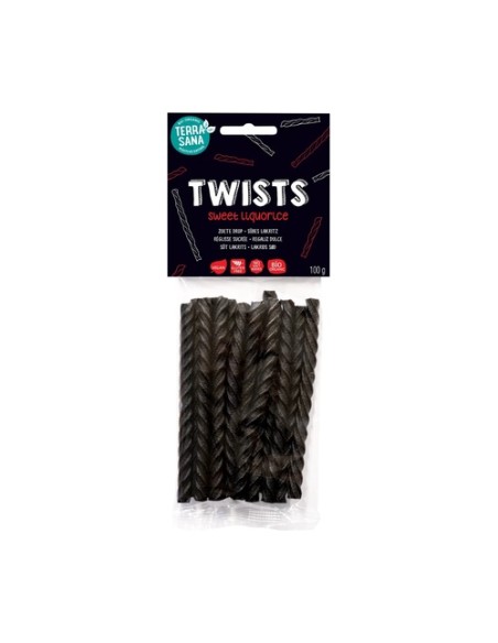 Twists regaliz dulce 100 g Terrasana
