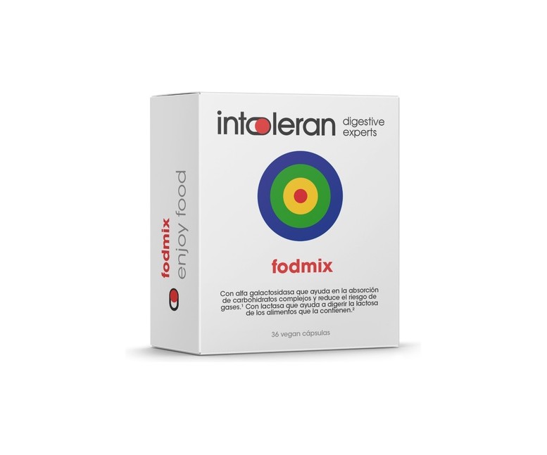 Fodmix enzimas digestivas 36 cápsulas Intoleran