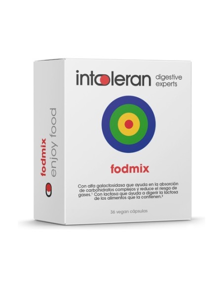 Fodmix enzimas digestivas 36 cápsulas Intoleran