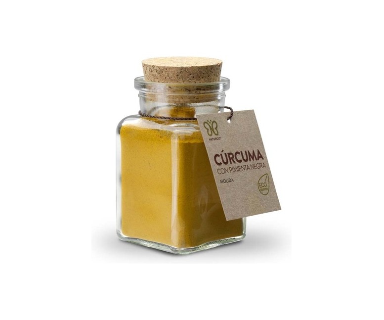Cúrcuma y pimienta negra en polvo Eco 90 g de polvo NATURCID