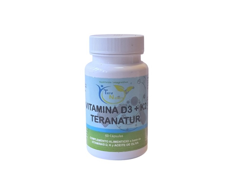 Vitamina D3+K2 60 cápsulas de 700mg Teranatur