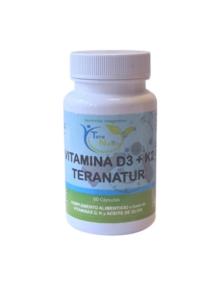 Vitamina D3+K2 60 cápsulas de 700mg Teranatur