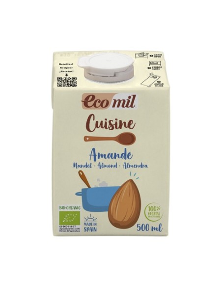 Cuisine Almendra 500 ml de crema Ecomil
