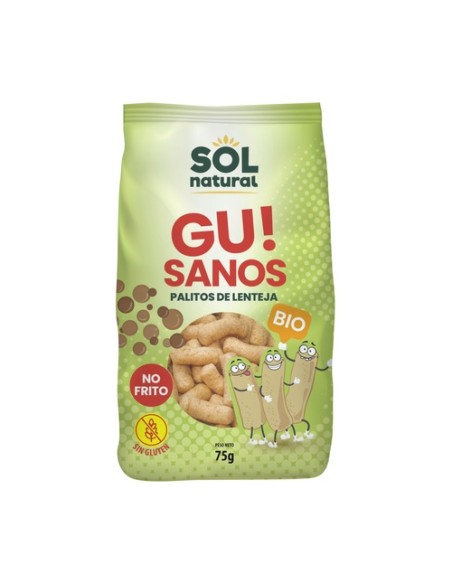 Gusanitos de lenteja Bio 75 g Sol Natural