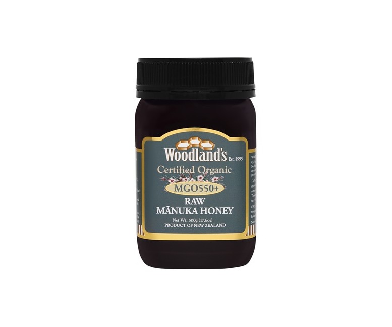 Miel de Manuka MGO550+ Bio RAW monofloral 500 g Woodland's