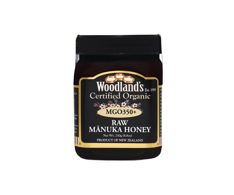 Miel de Manuka MGO350+ Bio RAW monofloral 250 g Woodland's
