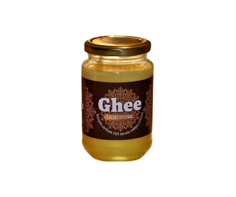 Ghee mantequilla clarificada ayurveda artesanal Eco 370 ml Ghee Caldes D'estrac
