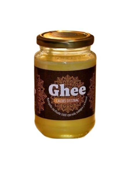 Ghee mantequilla clarificada ayurveda artesanal Eco 370 ml Ghee Caldes D'estrac