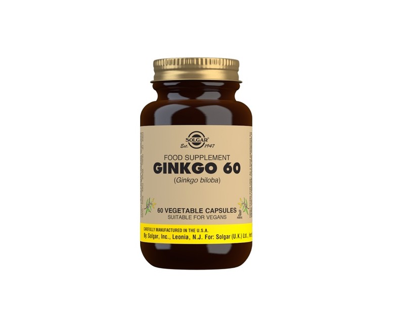 Ginkgo 60 60 cápsulas vegetales Solgar